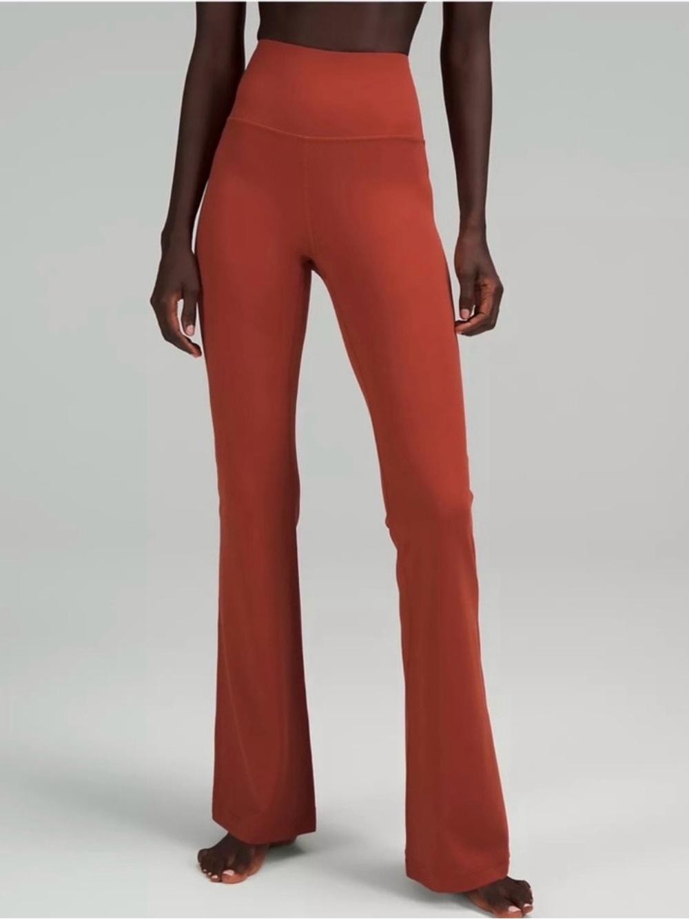 lululemon athletica High-Rise Flare Leggings - Rust
